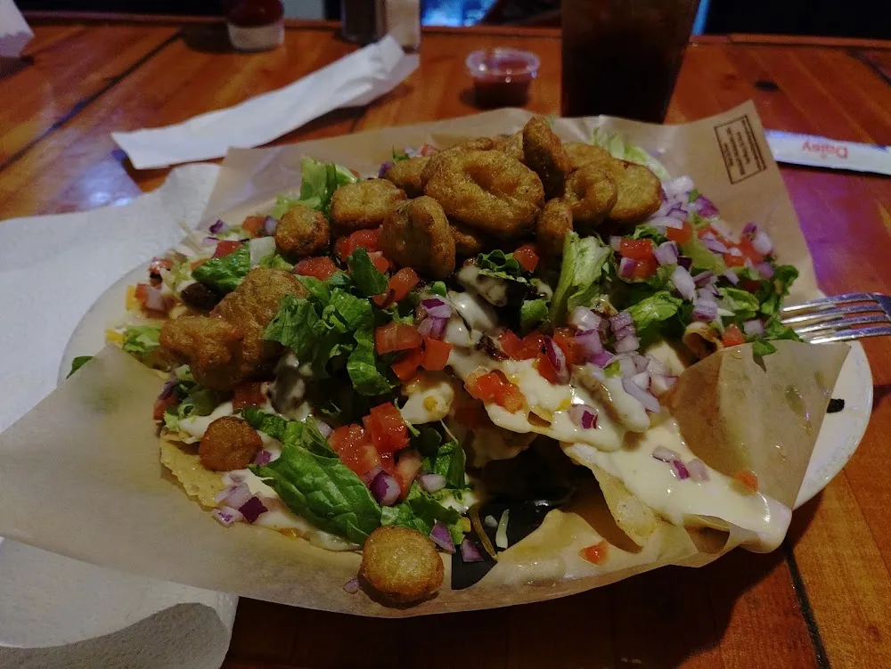 Fajita Nachos with Fried Jalapenos